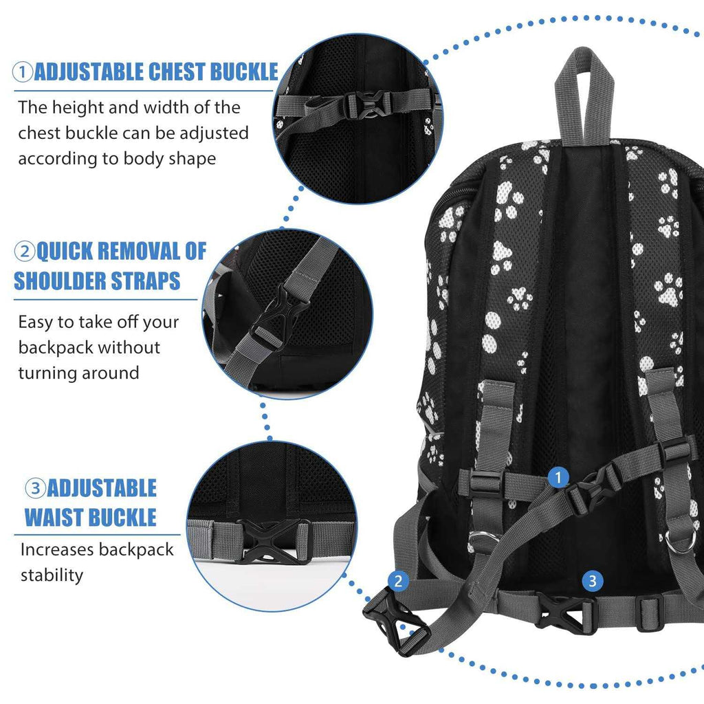 Dog Backpack Carrier Pet Carrier for Small Medium Dogs Q75765