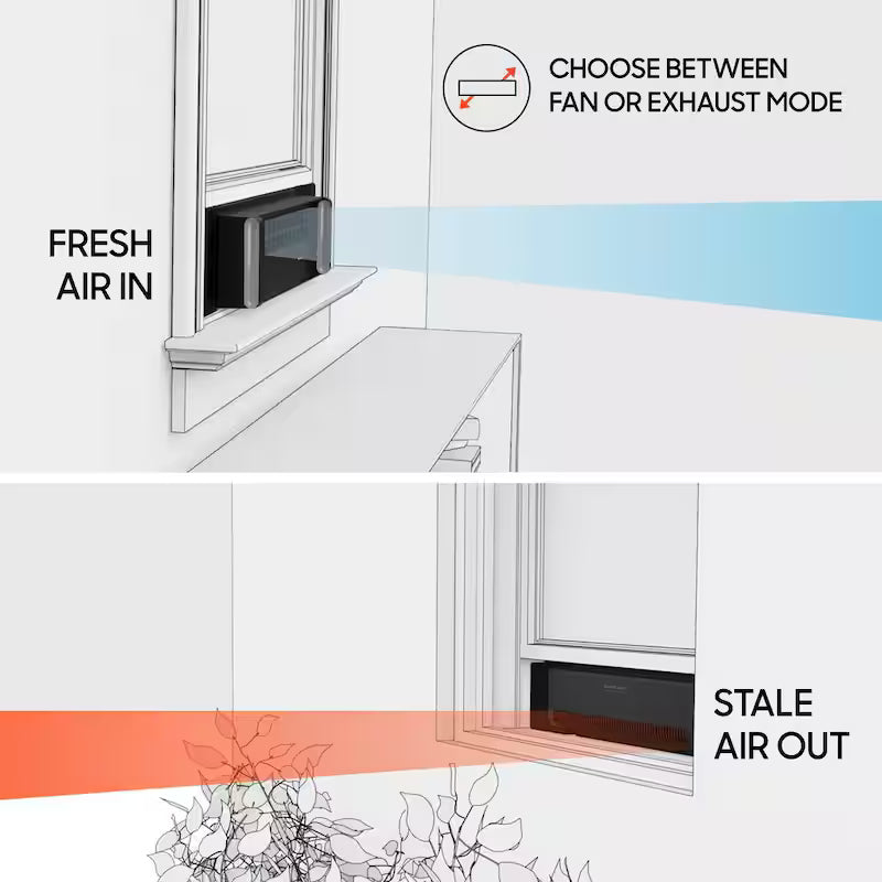 23.85 in. 3-Speed Reversible Window Fan O772