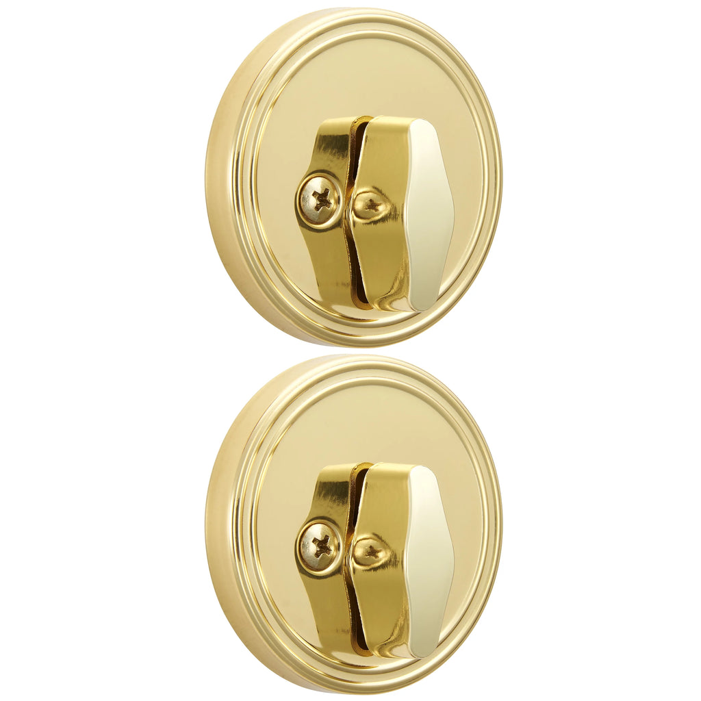 Stainless Steel Single Cylinder Deadbolt Twin Pack T27937