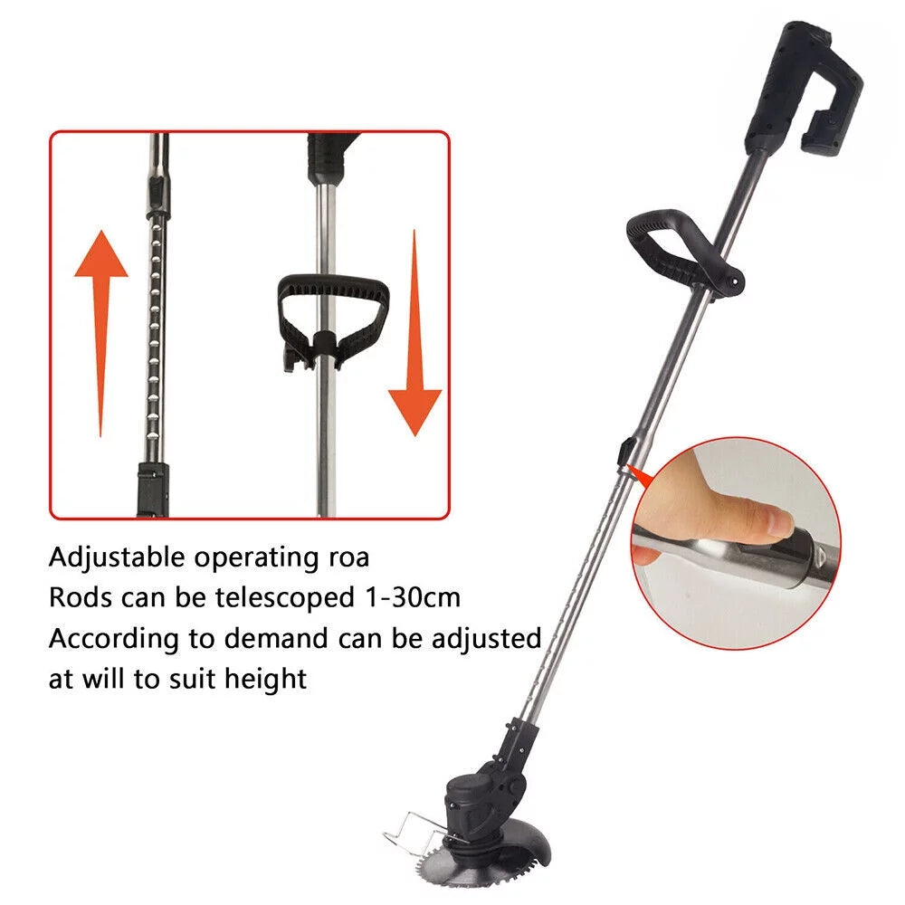 Cordless Electric Weed Eater Lawn Edger Grass String Trimmer U426