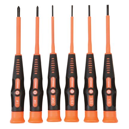 Precision Electrical Screwdriver Set, 6 Piece L3515