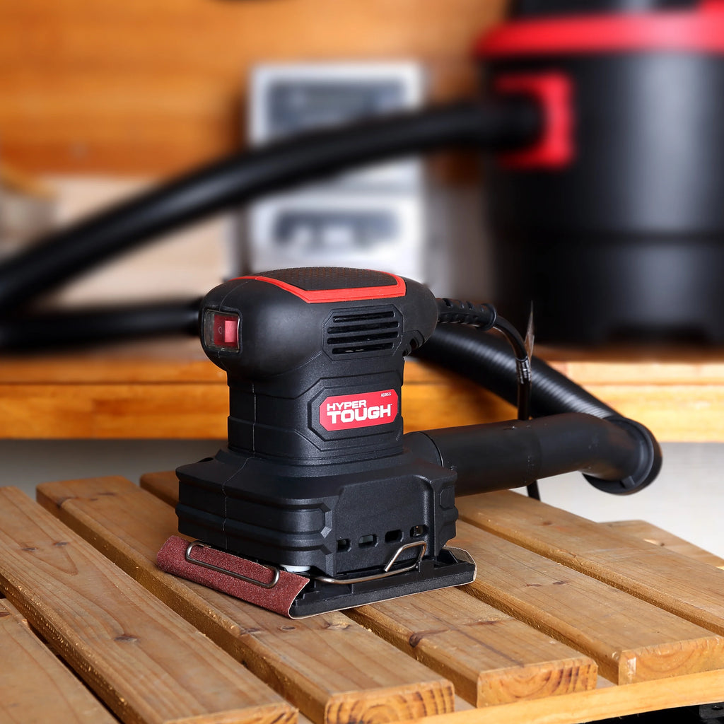 2 Amp Corded 1/4 Sheet Palm Sander with Dust Bag W436
