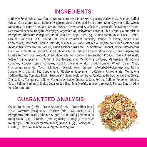 Conure Food Vitamin-Fortified O537