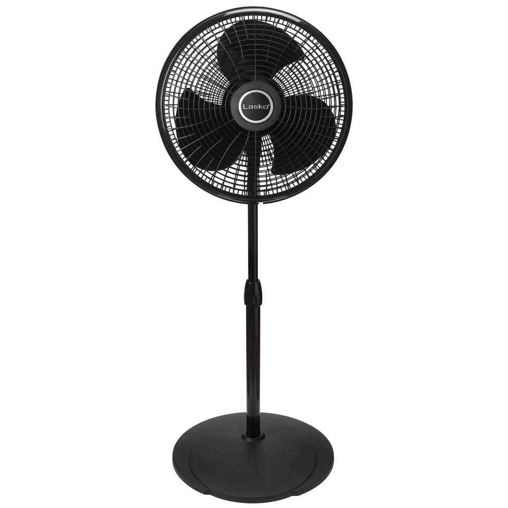 16 Pedestal Fan, Adjustable Height, 3 Speeds, Black E3174