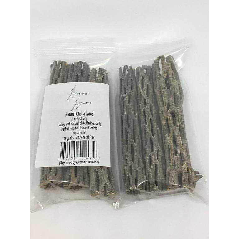 Natural Cholla Wood 3 Pieces Aquarium Decoration H74770