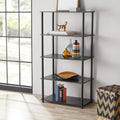 White 5-Shelf Storage Bookcase R1676