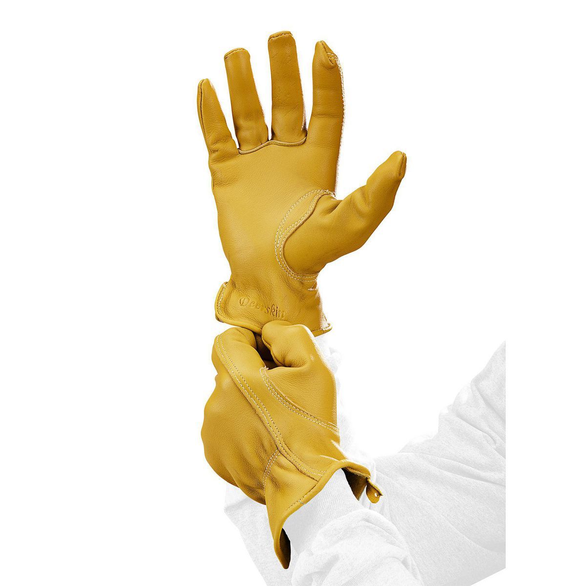 Deerskin Leather Work Gloves Large H11790