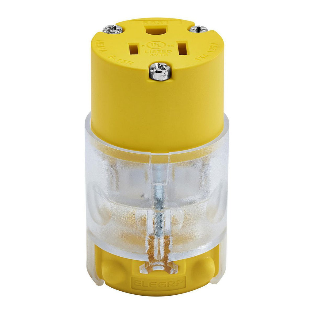 125V 15 Amp 12-18 AWG Light Up Female Connector X135