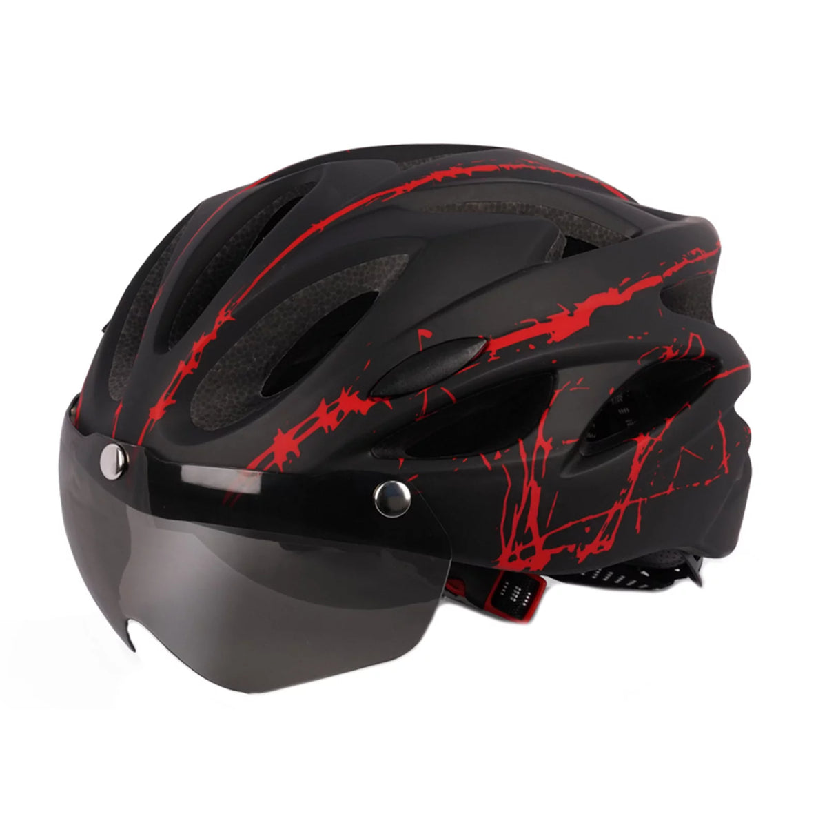 Ultralight Adjustable Cycling Helmet with Goggles G491